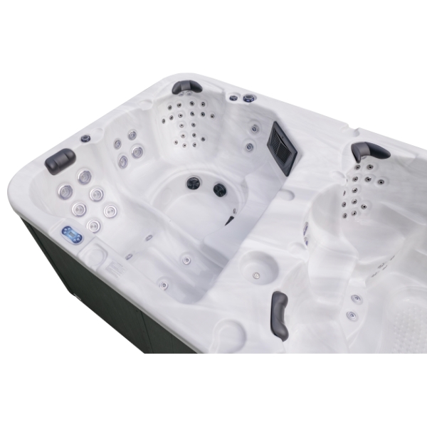 Dual Zone Swim Spa and Hot Tub Combo ZR7807