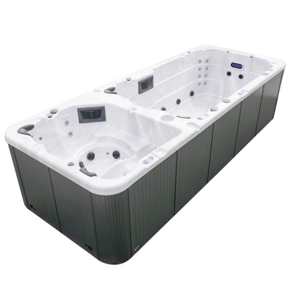 Dual Zone Swim Spa and Hot Tub Combo ZR7807
