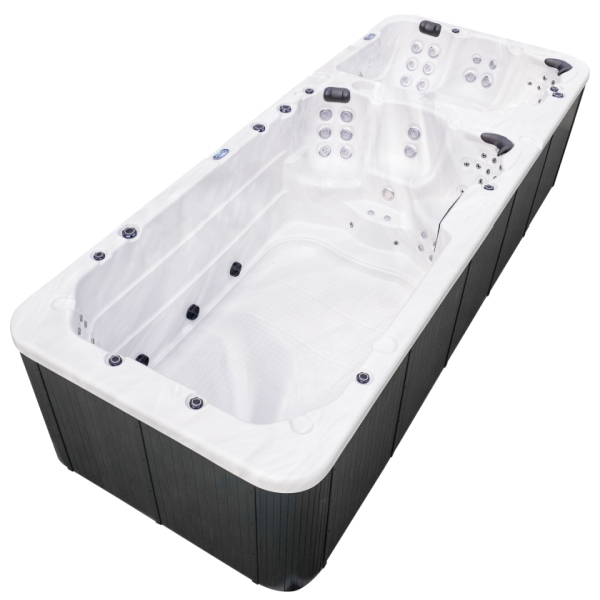Dual Zone Swim Spa and Hot Tub Combo ZR7807
