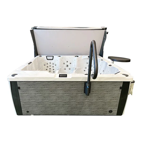 Outdoor Spa Towel Rack and Spa Tub Tray