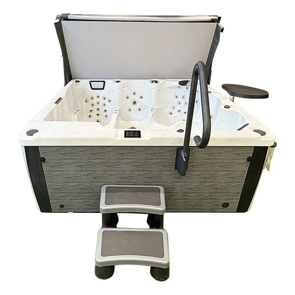 Outdoor Spa Towel Rack and Spa Tub Tray