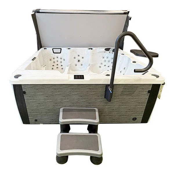 Outdoor Spa Towel Rack and Spa Tub Tray