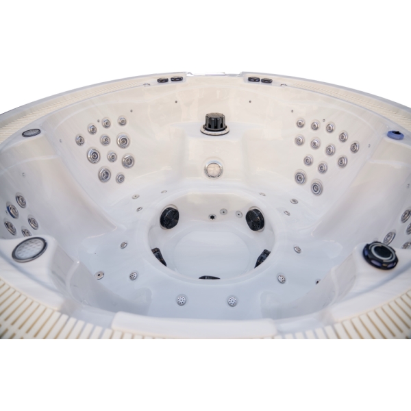 Balboa Round Acrylic Spa Tub Hydro Jets Whirlpool Outdoor ZR7026