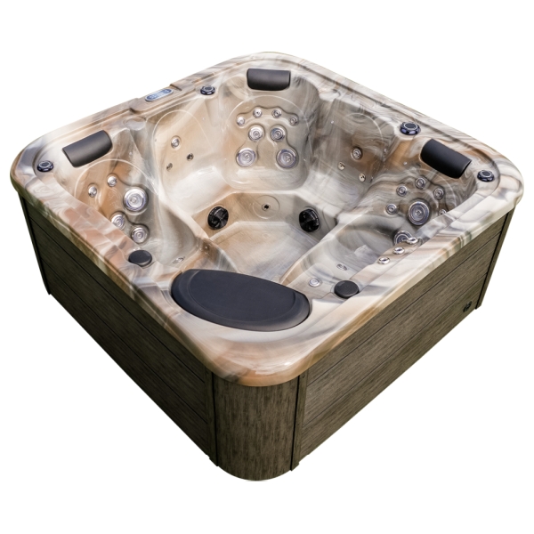 Garden Patio Freestanding Soaking Tub with 35 Hydro Jets ZR805
