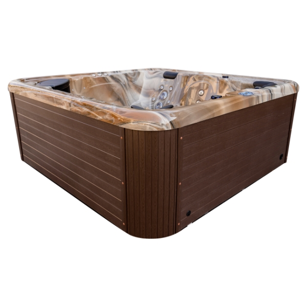 42-Jets 6 Person Hot Tub with Lounger US Acrylic Spa ZR802