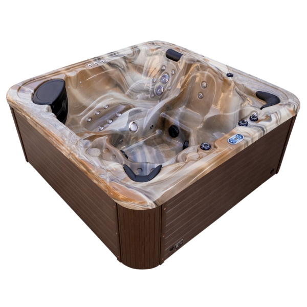 42-Jets 6 Person Hot Tub with Lounger US Acrylic Spa ZR802